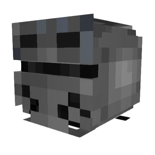 bardy___ Minecraft avatar head, 3D render