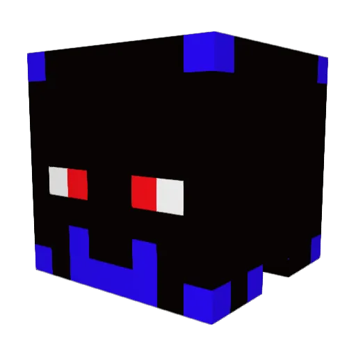 bargisen Minecraft avatar head, 3D render