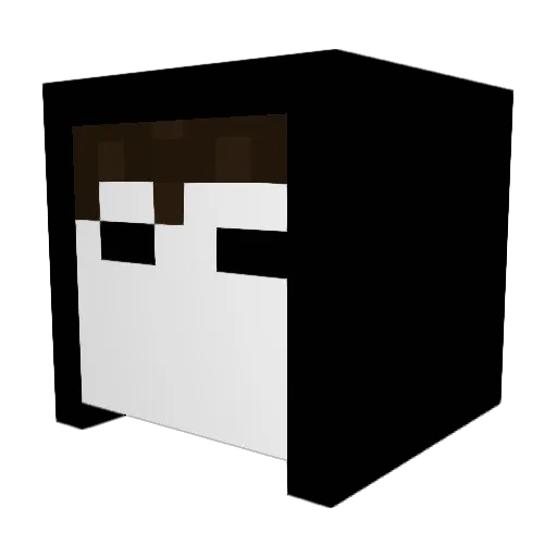 bari0101 Minecraft avatar head, 3D render