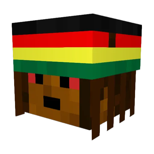 barisduran Minecraft avatar head, 3D render