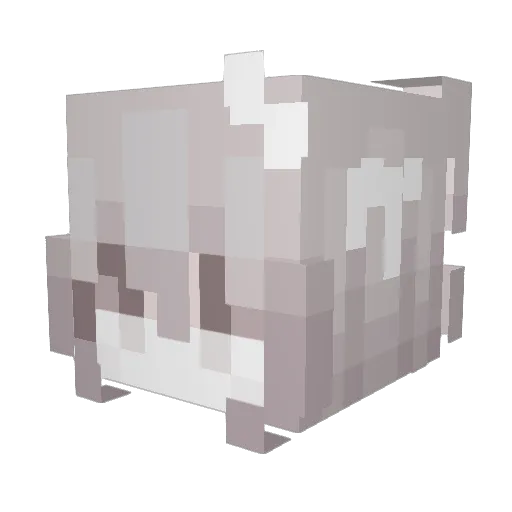 barkaholic Minecraft avatar head, 3D render