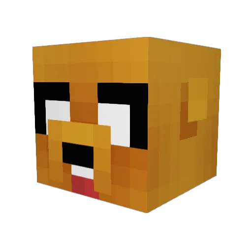 barkbog Minecraft avatar head, 3D render