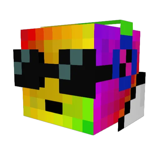 barklee_kel Minecraft avatar head, 3D render