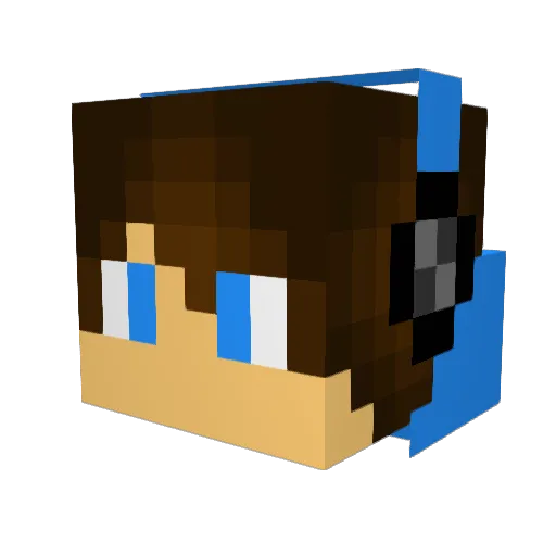barkscorpion Minecraft avatar head, 3D render