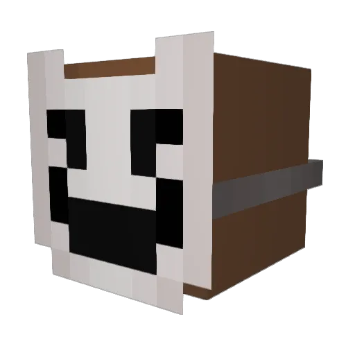 barna1x Minecraft avatar head, 3D render