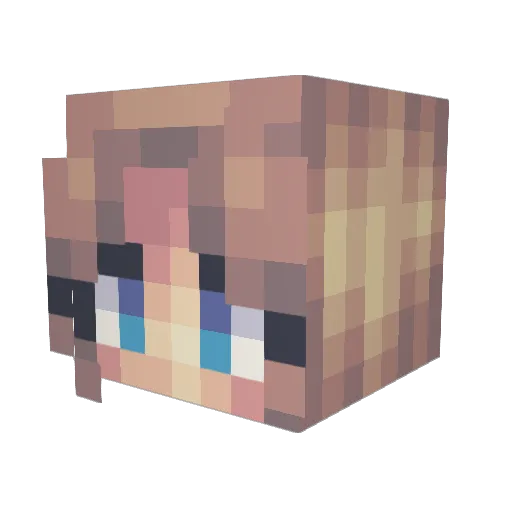 barner2003 Minecraft avatar head, 3D render