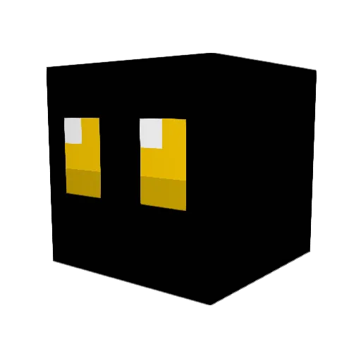 barnesandnobel Minecraft avatar head, 3D render