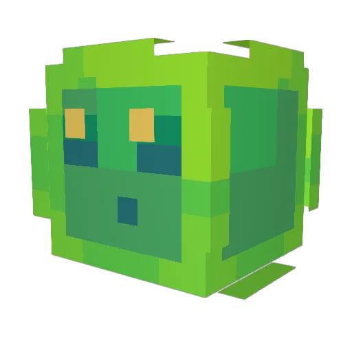 barneyonfent Minecraft avatar head, 3D render
