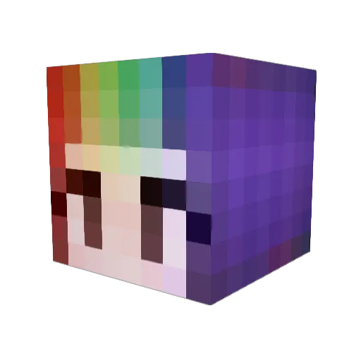 barngoddess0505 Minecraft avatar head, 3D render