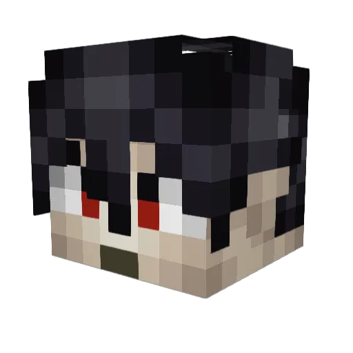 barniclebill Minecraft avatar head, 3D render