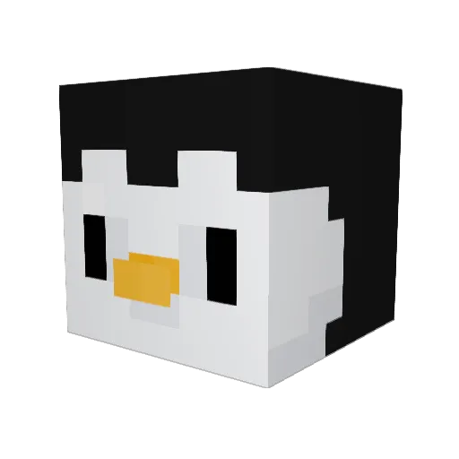 barobey5 Minecraft avatar head, 3D render