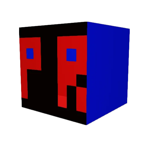 baron8888 Minecraft avatar head, 3D render