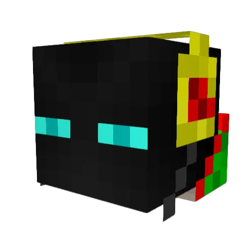 baroncrovax Minecraft avatar head, 3D render
