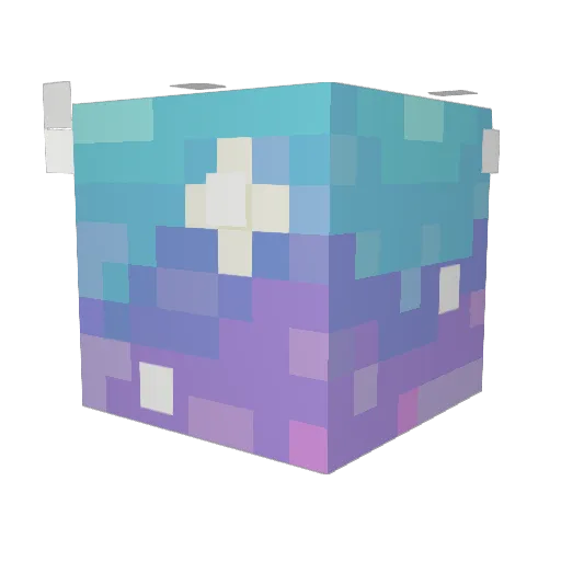 barosek_ Minecraft avatar head, 3D render