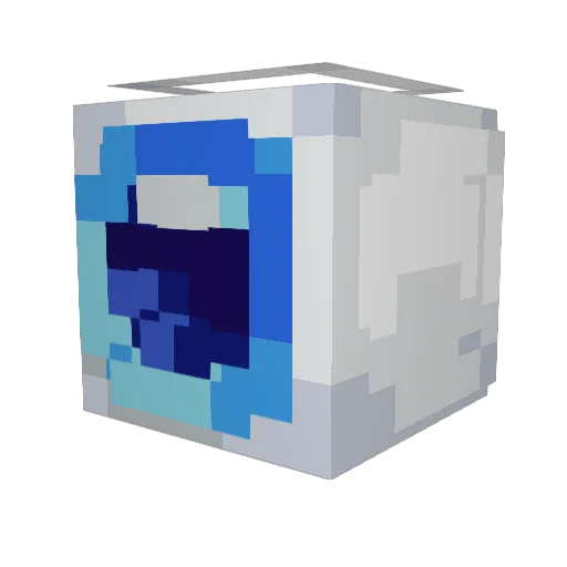 barrel_0311 Minecraft avatar head, 3D render