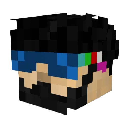barrellemur5946 Minecraft avatar head, 3D render