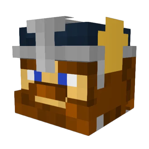 barricade_643 Minecraft avatar head, 3D render