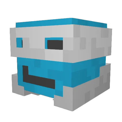 barricade_bandit Minecraft avatar head, 3D render
