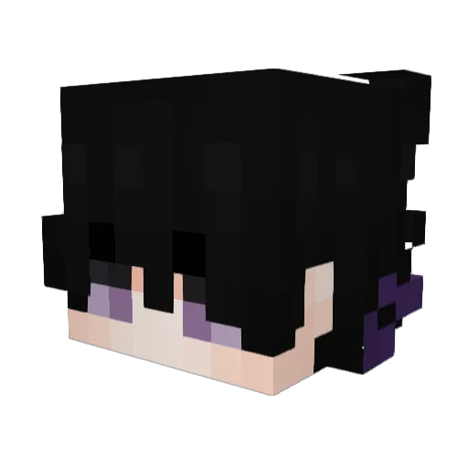 barries Minecraft avatar head, 3D render
