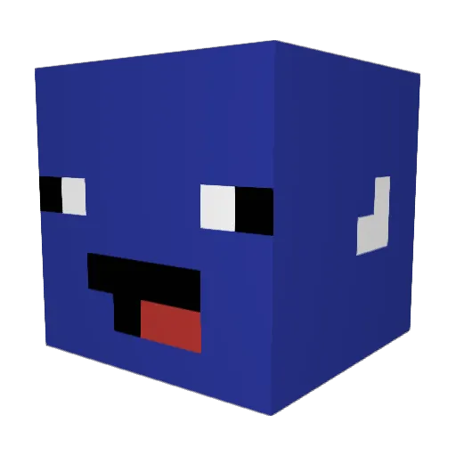 barryallan12 Minecraft avatar head, 3D render
