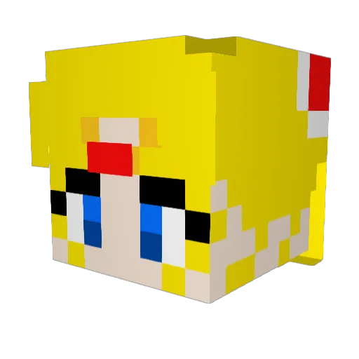 barrybens0n Minecraft avatar head, 3D render