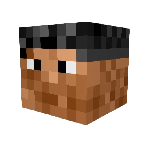 barsbats Minecraft avatar head, 3D render