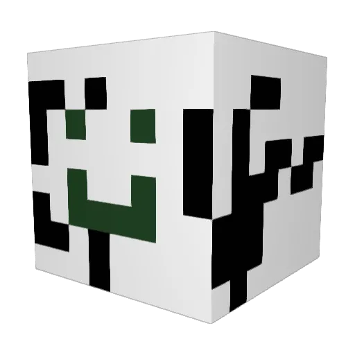 barsibatos_ Minecraft avatar head, 3D render