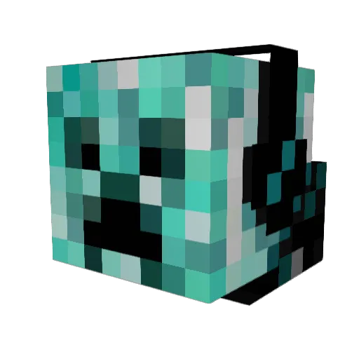 bart0905 Minecraft avatar head, 3D render