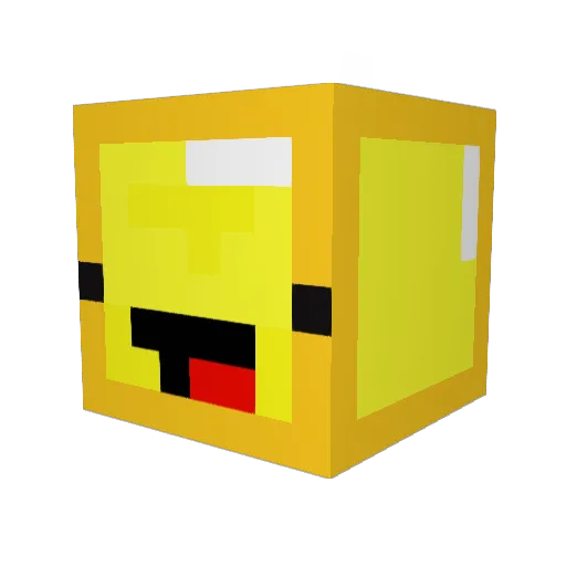 bart1502 Minecraft avatar head, 3D render