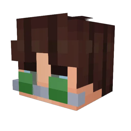 barth1110 Minecraft avatar head, 3D render
