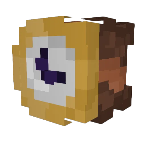 barthamayoel Minecraft avatar head, 3D render
