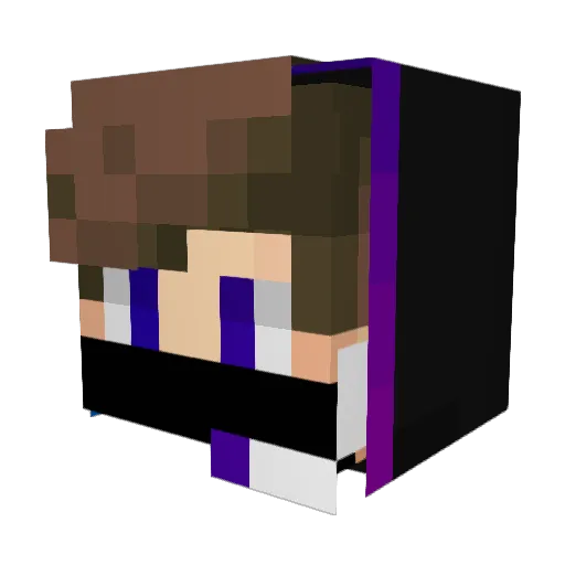 barti9002 Minecraft avatar head, 3D render