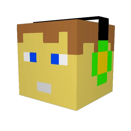 barti_103 Minecraft avatar head, 3D render