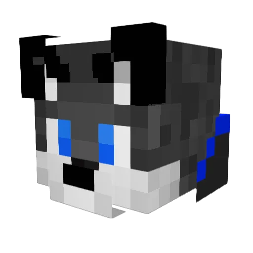 bartix20 Minecraft avatar head, 3D render