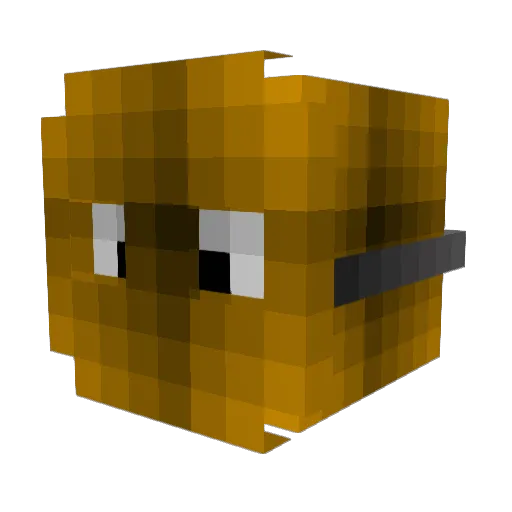 bartohh Minecraft avatar head, 3D render