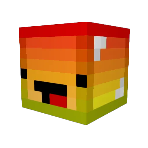 bartol69 Minecraft avatar head, 3D render