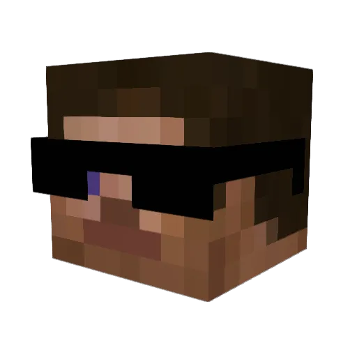 bartos121 Minecraft avatar head, 3D render