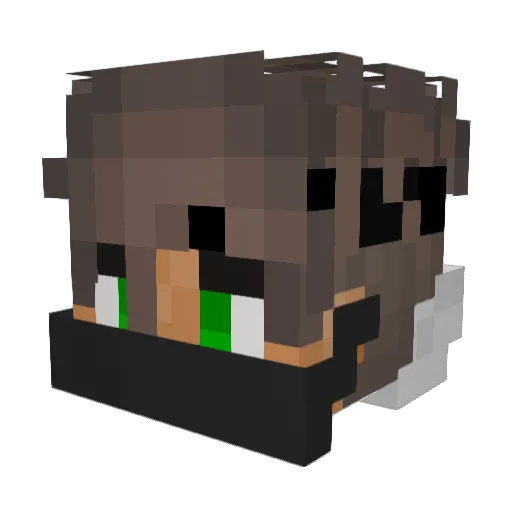 bartoszek24 Minecraft avatar head, 3D render