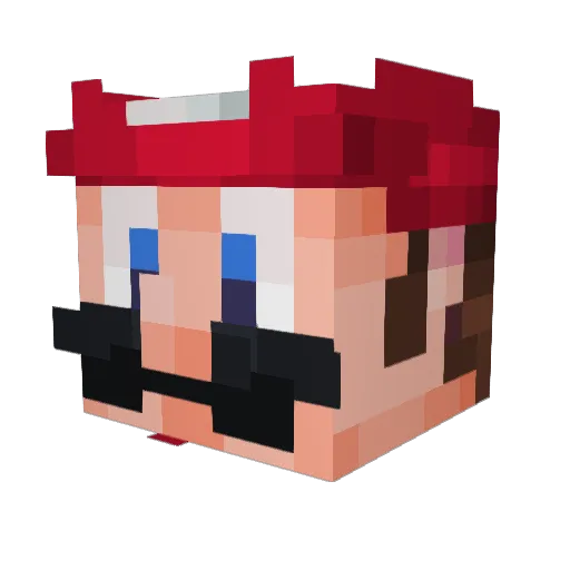 bartzakos Minecraft avatar head, 3D render