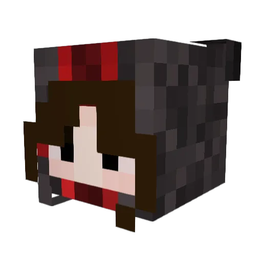 barunka239 Minecraft avatar head, 3D render