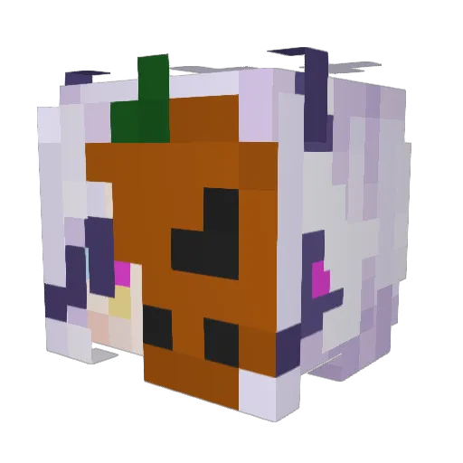 barzuzu Minecraft avatar head, 3D render