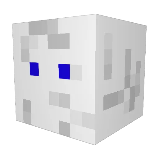 basafran Minecraft avatar head, 3D render