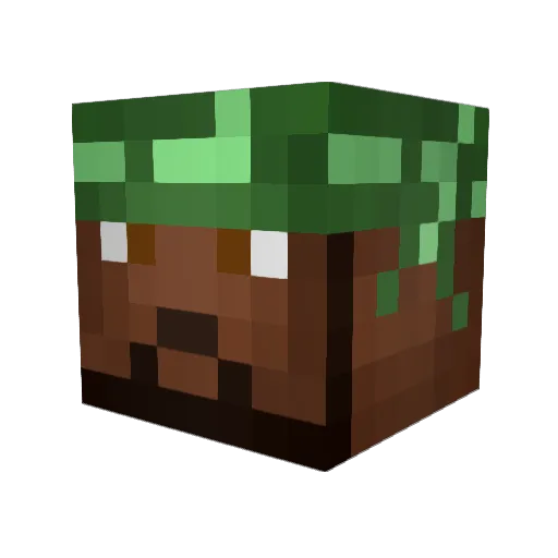 base210 Minecraft avatar head, 3D render