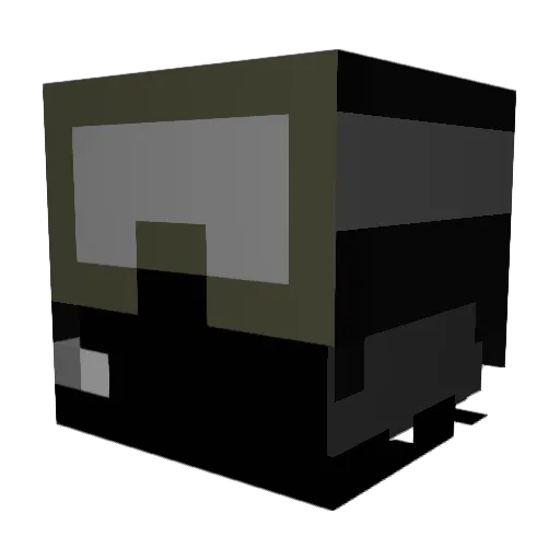 baseballbrock Minecraft avatar head, 3D render