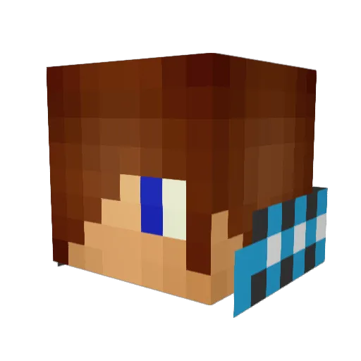 baseballkiller12 Minecraft avatar head, 3D render