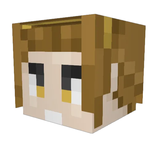 baseballking67 Minecraft avatar head, 3D render