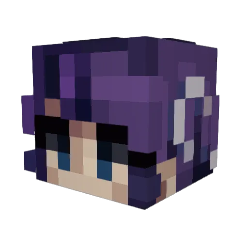 basedgamersbread Minecraft avatar head, 3D render
