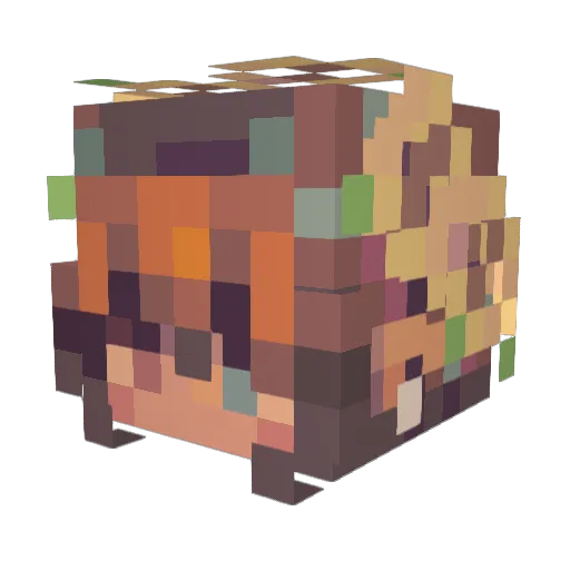 basementdemon28 Minecraft avatar head, 3D render