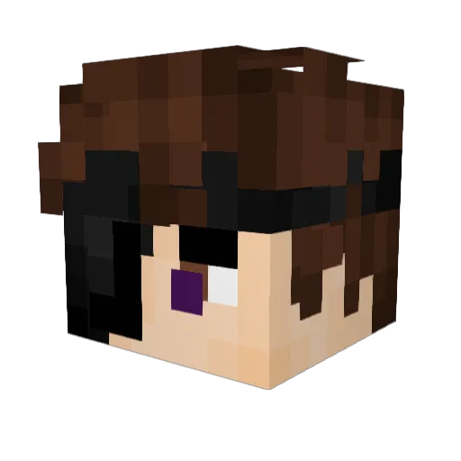 basescu Minecraft avatar head, 3D render