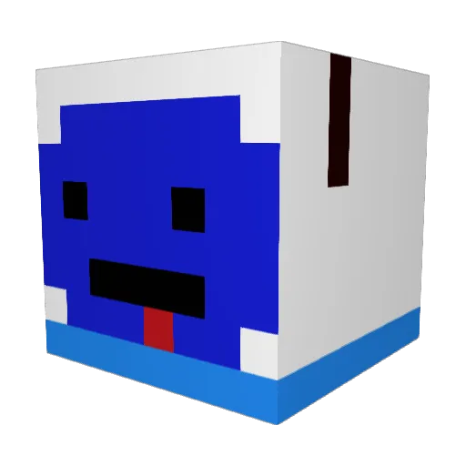 bashash07 Minecraft avatar head, 3D render